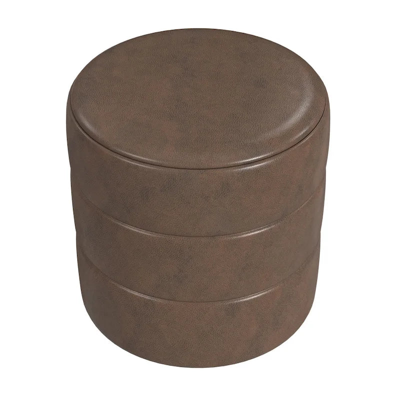 Pouf rotondo imbottito