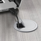 Scrivania C 60W con allungo e mobiletto di