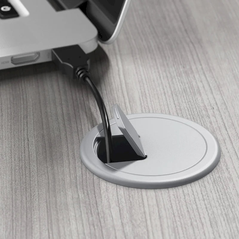 Scrivania C 60W con allungo e mobiletto di