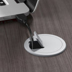Scrivania C 60W con allungo e mobiletto di