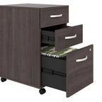 Scrivania C 60W con allungo e mobiletto di