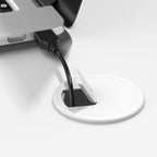 Scrivania C 60W con allungo e mobiletto di