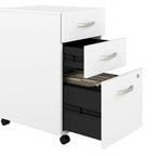Scrivania C 60W con allungo e mobiletto di