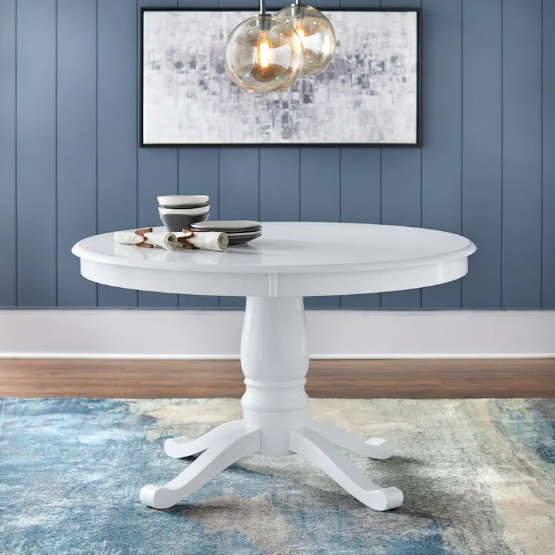 Set da pranzo Kale 5 pezzi bianco