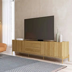 Manhattan   Jasper 86.69 In. Media Cabinet Console