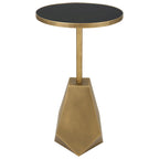 Tavolino Accent Geometrico Comet Bronzo - 14L x 24A x 14P