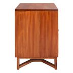 Comodino/Tavolino d'appoggio Dayana con 2 cassetti in rattan