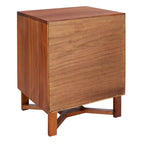 Comodino/Tavolino d'appoggio Dayana con 2 cassetti in rattan