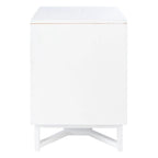 Comodino/Tavolino d'appoggio Dayana con 2 cassetti in rattan
