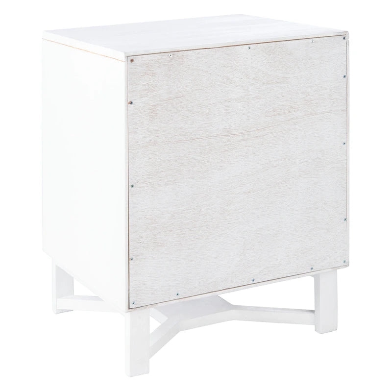 Comodino/Tavolino d'appoggio Dayana con 2 cassetti in rattan