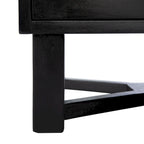 Comodino/Tavolino d'appoggio Dayana con 2 cassetti in rattan