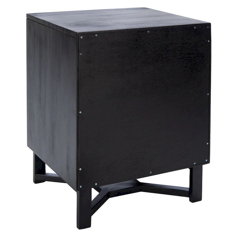 Comodino/Tavolino d'appoggio Dayana con 2 cassetti in rattan