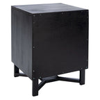 Comodino/Tavolino d'appoggio Dayana con 2 cassetti in rattan