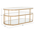 Tavolino da caffè Frederica a 3 ripiani - 42 L x 21 P x 17 A - 42Lx21Px17A