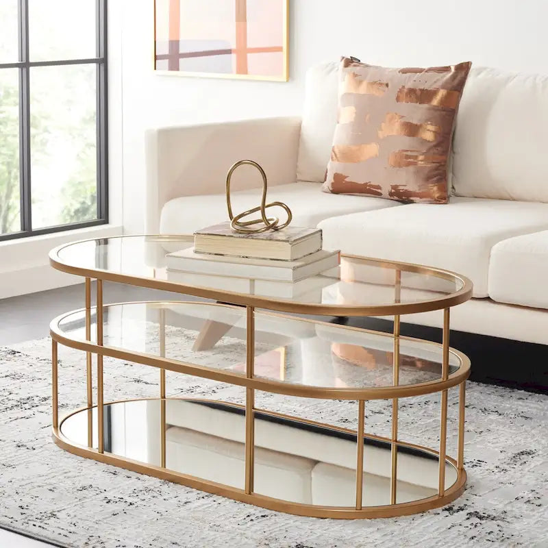   Frederica 3 Shelf Coffee Table - 42 L x 21 D x 17 H - 42Wx21Dx17H
