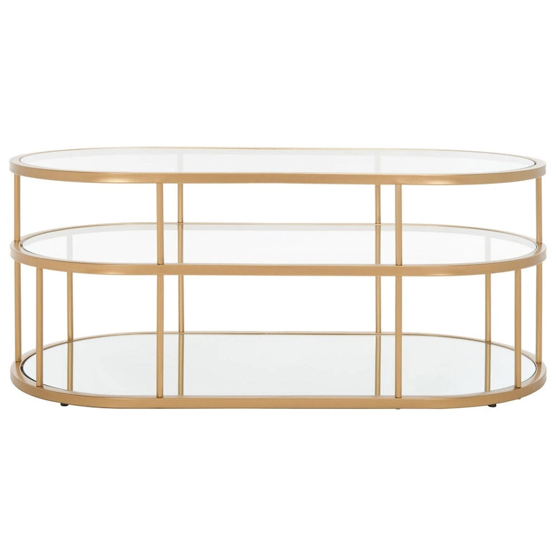 Tavolino da caffè Frederica a 3 ripiani - 42 L x 21 P x 17 A - 42Lx21Px17A