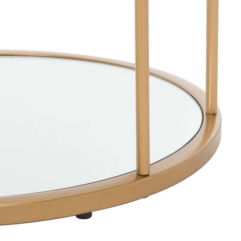 Tavolino da caffè Frederica a 3 ripiani - 42 L x 21 P x 17 A - 42Lx21Px17A