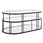 Tavolino da caffè Frederica a 3 ripiani - 42 L x 21 P x 17 A - 42Lx21Px17A