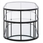 Tavolino da caffè Frederica a 3 ripiani - 42 L x 21 P x 17 A - 42Lx21Px17A
