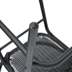 Sgabello Commerciale da Bar per Ristorante in Rattan per Interni ed Esterni con Telaio in Alluminio - Set da 4