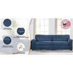 Divano Leo Cushion Back, Prodotto negli USA