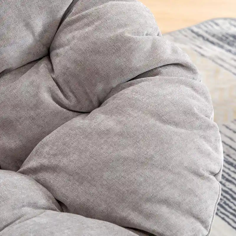 Poltrona Girevole 360° Oversize per Soggiorno Camera da Letto