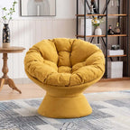 Poltrona Girevole 360° Oversize per Soggiorno Camera da Letto