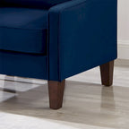 Sedia Divano Monoposto da Soggiorno con Gambe in Legno