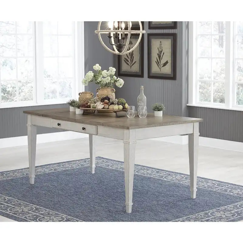 Pacco Cena 5 Pezzi Skempton Bianco / Marrone Chiaro