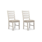 Pacco Cena 5 Pezzi Skempton Bianco / Marrone Chiaro