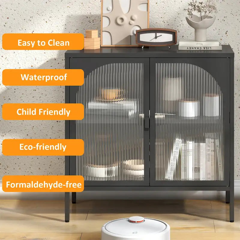 Credenza laterale in metallo