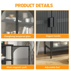 Credenza laterale in metallo