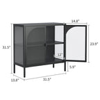 Credenza laterale in metallo