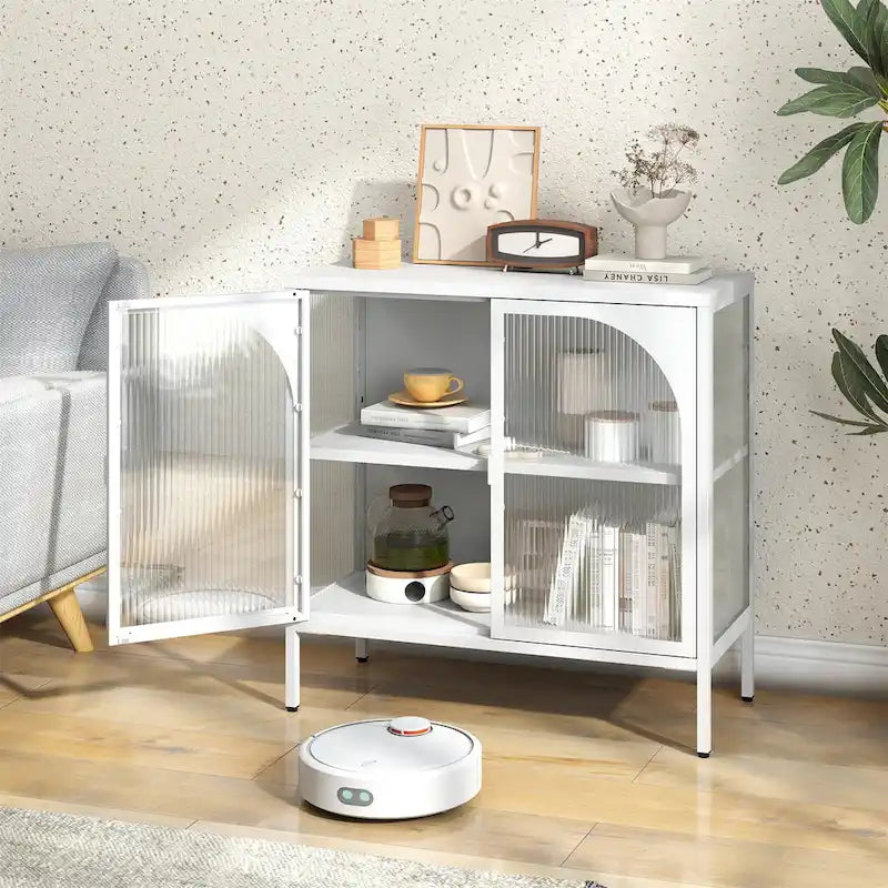 Credenza laterale in metallo